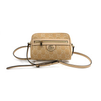 Gucci Ophidia Mini Sac Bandoulière Tissu Beige