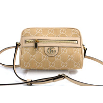 Gucci Ophidia Mini Sac Bandoulière Tissu Beige