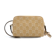 Gucci Ophidia Mini Tracolla Tessuto Beige