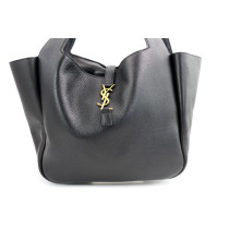 Saint Laurent Le 5 à 7 Grande Pelle di Daino Nera