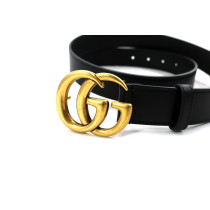 Gucci Cintura Marmont Pelle Nera