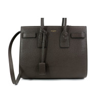 Saint Laurent Sac de Jour Pelle Grigia