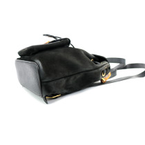 Gucci Zaino Bamboo Camoscio Nero