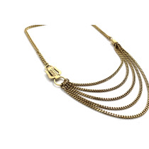 Fendi Collana Metallo Dorato