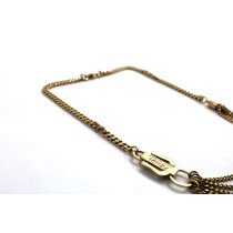 Fendi Collana Metallo Dorato