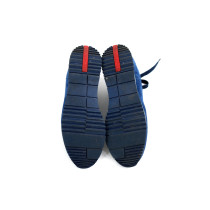Prada Sneaker Camoscio e Tela Blu