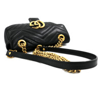 Gucci Marmont Schwarzes Leder