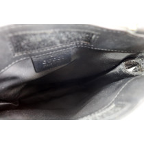 Gucci Messenger Zip Around Mini GG Grigio Nero