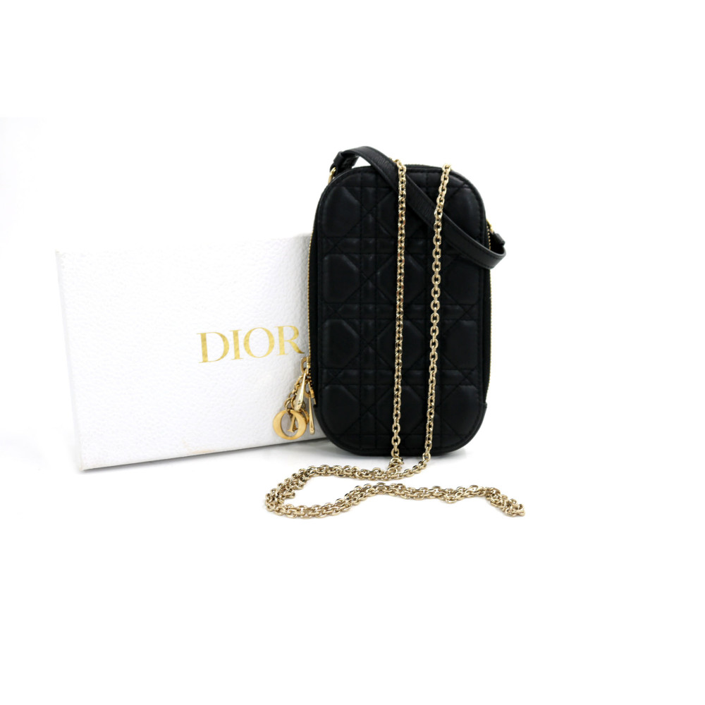 Dior Tracolla Pelle Nera