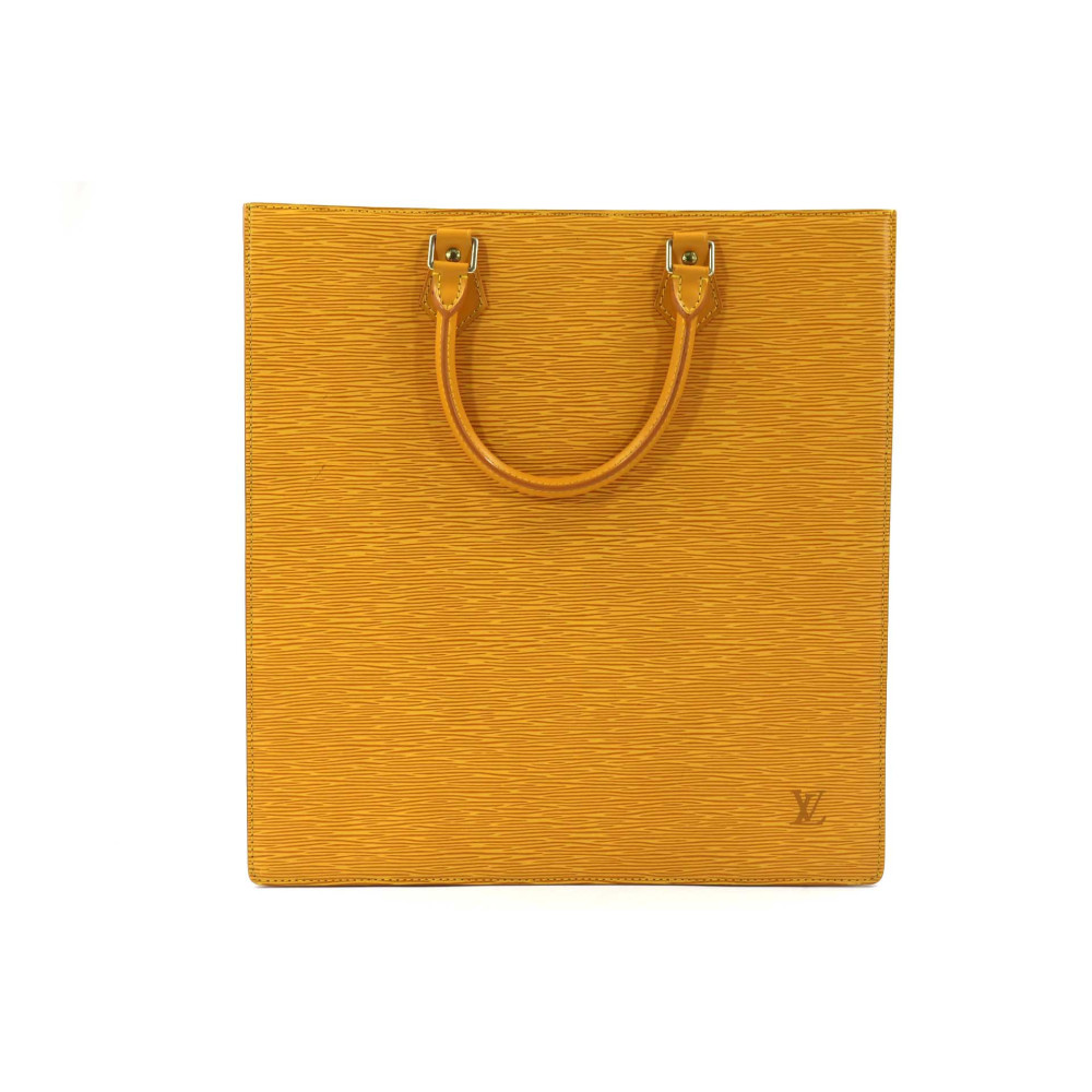 Louis Vuitton Sac Plat Pelle Epi Gialla