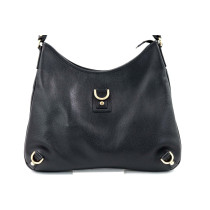 Gucci Abbey D Ring Pelle Nera