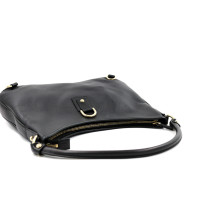 Gucci Abbey D Ring Pelle Nera