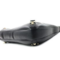 Gucci Abbey D Ring Pelle Nera