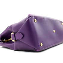 Ferragamo Tote Fiamma East West Pelle Viola