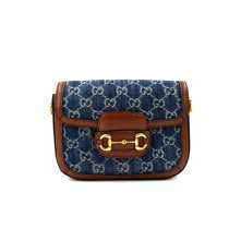 Gucci Horsebit Denim Blu Navy