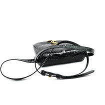 Saint Laurent Kaia Satchel Pelle Stampa Cocco Nera