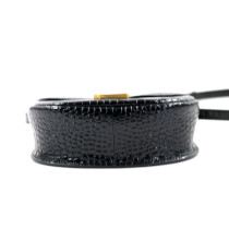 Saint Laurent Kaia Satchel Pelle Stampa Cocco Nera