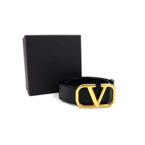 Valentino Cintura VLogo Pelle Nera