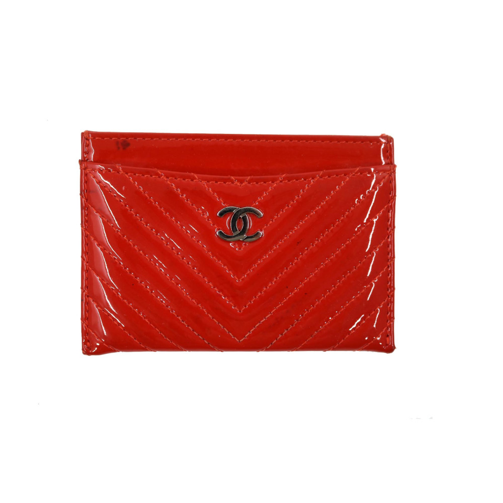 Chanel Portacarte Pelle Rossa