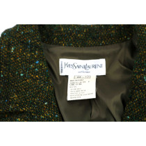 Saint Laurent Blazer Vintage Lana Verde
