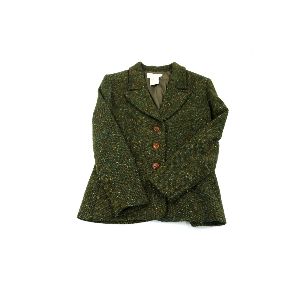 Saint Laurent Blazer Vintage Lana Verde
