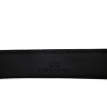 Gucci Cintura Pelle e Tessuto Nero