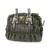 Prada Shopping Tela Marrone