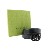 Gucci Cintura Marmont Pelle Nera
