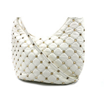 Valentino Hobo Rockstud Pelle Bianca