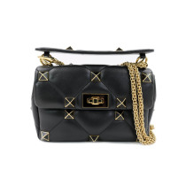 Valentino Roman Stud Pelle Nera