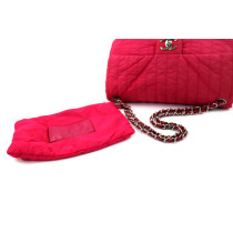 Chanel Jumbo Soft Nylon Fucsia