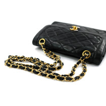 Chanel Pochette Pelle d'Agnello Nera