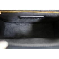 Dior Lady Dior Mini Tessuto Nero e Bianco