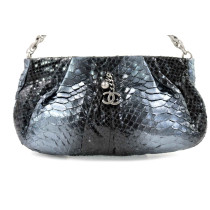 Chanel Pochette Pitone Nero