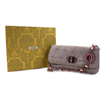 Miu Miu Pochette Pelle Lilla