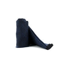 Gucci Sciarpa Lana Blu Nera