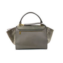 Celine Trapeze Pelle Grigia