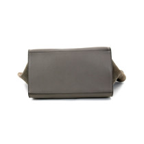 Celine Trapeze Pelle Grigia