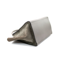 Celine Trapeze Pelle Grigia