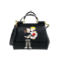 Dolce & Gabbana Sicily Media Pelle Nera
