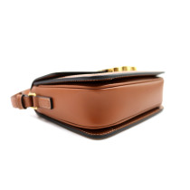 Celine Triomphe Classique Tela Marrone