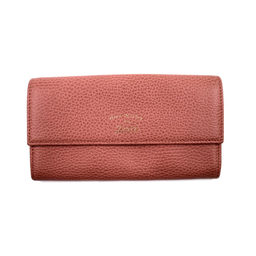 Gucci Portafoglio Pelle Rosa Cipria