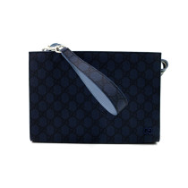 Gucci Pouch Tela Blu