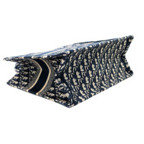 Dior Book Tote Tela Oblique Blu