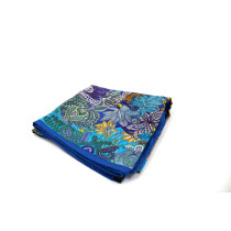 Hermes Foulard Carrè Maitres De La Foret Seta Multicolor Turchese