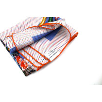 Hermes Foulard Carrè Chevaloscope Neon Pointille Seta Multicolor