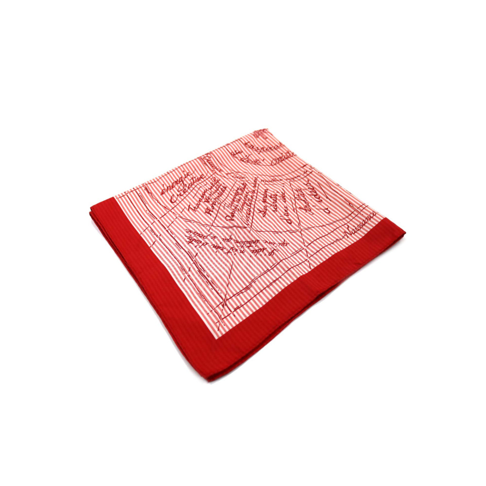 Hermes Foulard Carrè Naissance D'Une Idee Seta Rossa
