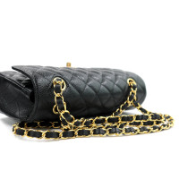 Chanel Classica 11.12 Small Double Flap Pelle Caviar Nera