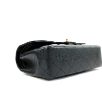 Chanel Classica 11.12 Small Double Flap Pelle Caviar Nera