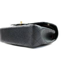 Chanel Classica 11.12 Small Double Flap Pelle Caviar Nera